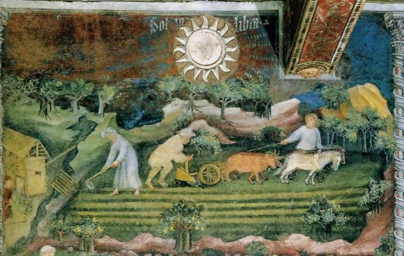 Durante el feudalismo ni la fuerza de trabajo de los campesinos ni la tierra que trabajaban podían venderse en el mercado. Ninguna de las dos era una mercancía.